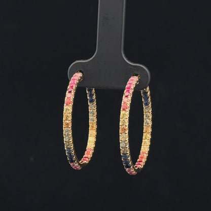 Birthstone Hoops