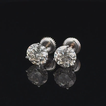 Solitaire Earrings