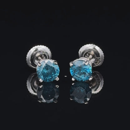 Solitaire Earrings