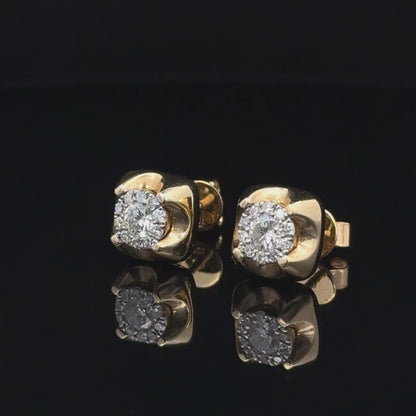Solitaire Earrings