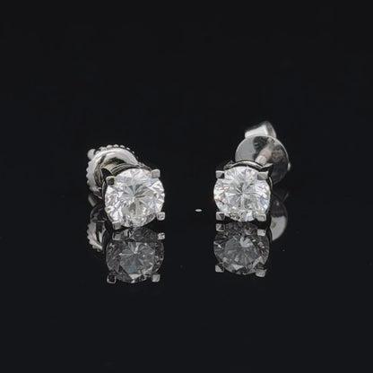 Solitaire Earrings