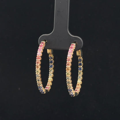 Birthstone Hoops