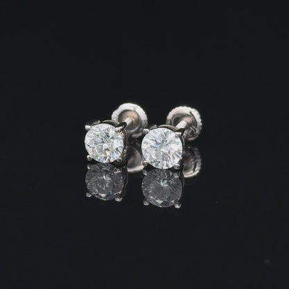Solitaire Earrings