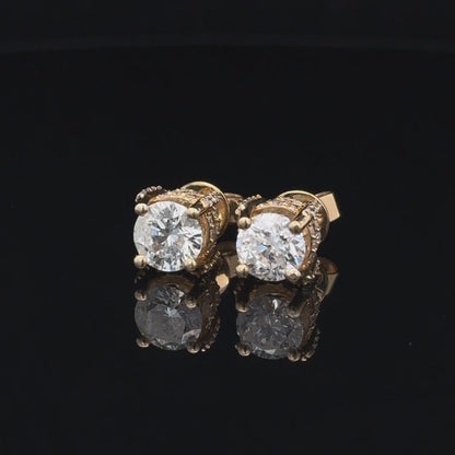 Solitaire Earrings