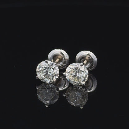 Solitaire Earrings