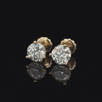 Solitaire Earrings