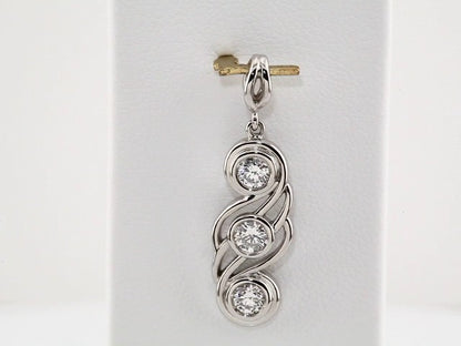 14k-white-gold-3/8-ctw-natural-diamond-bezel-set-three-stone-pendant