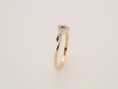 14k-yellow-gold-1/10-ctw-natural-diamond-knot-ring