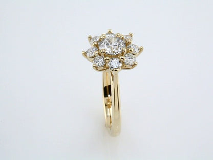 14k-yellow-gold-1-3/4-ctw-natural-diamond-cluster-ring
