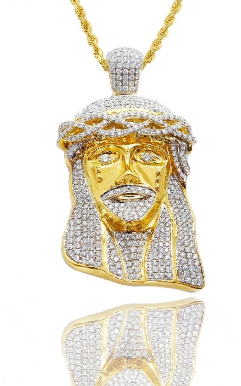 iced out jesus head