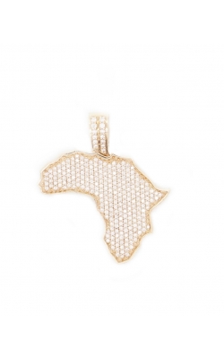 DIAMOND AFRICA MAP PENDANT  product image