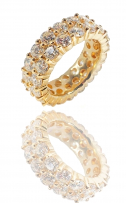 11.11CTTW DIAMOND 2-ROW ETERNITY RING product image