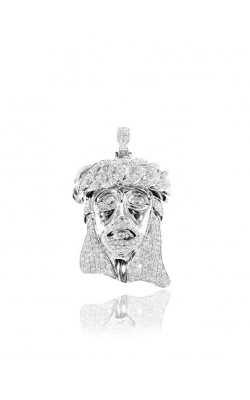 DIAMOND JESUS HEAD (SOLID BACK) product image